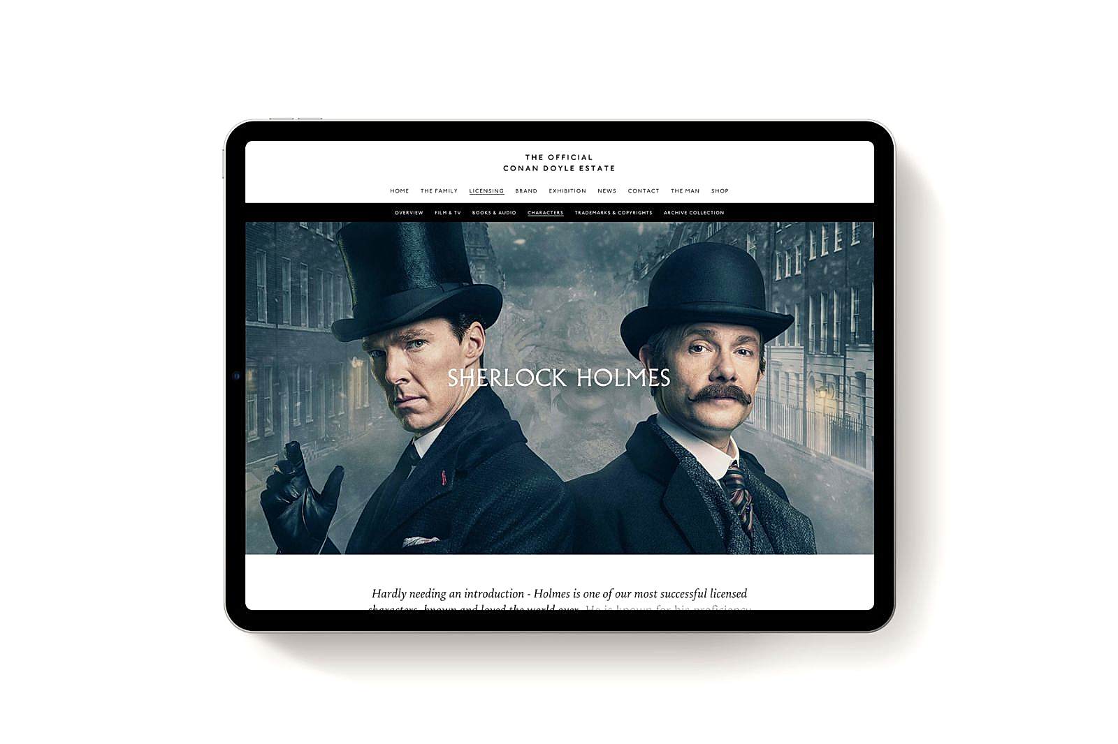 Conan Doyle Estate Website 93ft