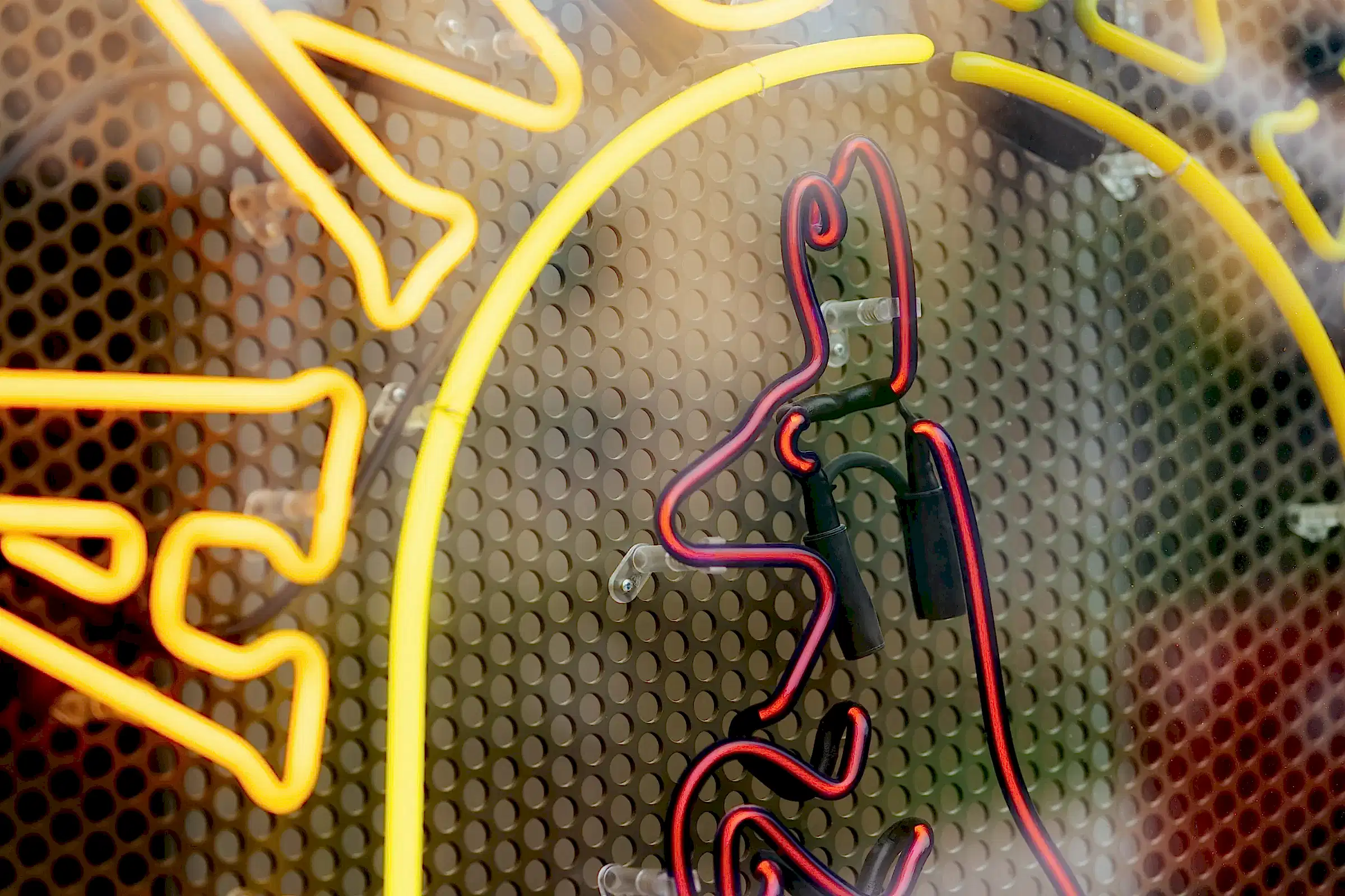 Detail image of Kangaroo Works neon signage