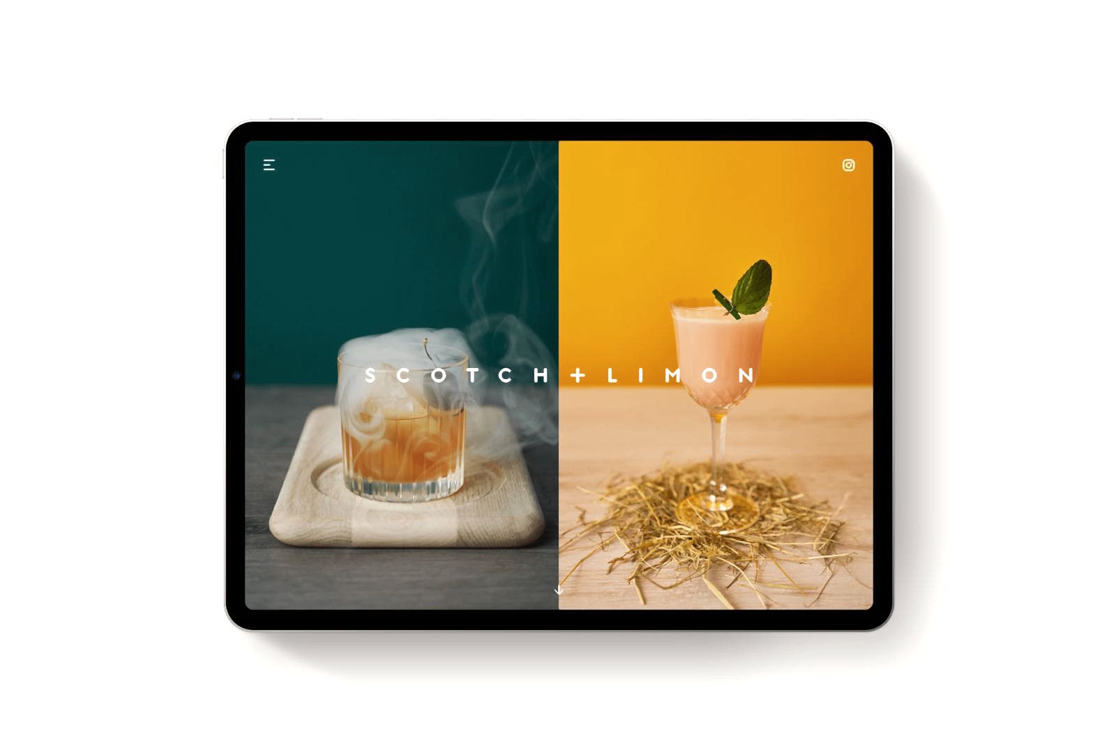 Scotch and Limon drinks and bar consultancy website design and development by 93ft Sheffield